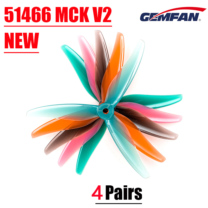 4 Pairs GEMFAN 51466 MCK  5 in - Drone Battery Strap 评论和价格